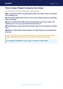 Free Sustainability Poster | EYFS Core | BookFlik