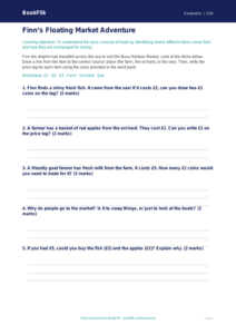 Free Trade Activity Sheet | EYFS Core | BookFlik