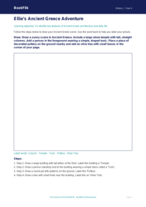 Free Ancient Greece Drawing Sheet | Year 4 Supported | BookFlik