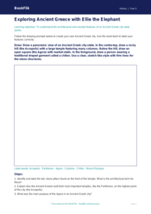 Free Ancient Greece Drawing Sheet | Year 5 Core | BookFlik