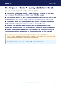 Free Benin Kingdom Poster | Year 5 Core | BookFlik