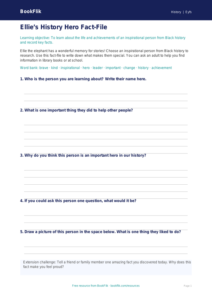 Free Black History Template | EYFS Core | BookFlik