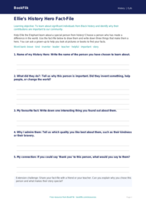 Free Black History Month Template | EYFS Core | BookFlik