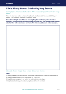 Free Black History Drawing Sheet | Year 4 Supported | BookFlik