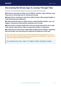Free Bronze Age Poster | Year 5 Core | BookFlik