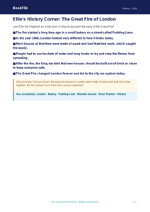 Free Great Fire Of London Poster | EYFS Core | BookFlik