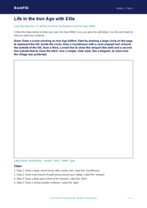 Free Iron Age Drawing Sheet | Year 4 Supported | BookFlik