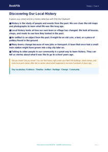 Free Local History Poster | Year 4 Supported | BookFlik