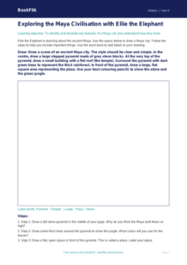 Free Maya Civilisation Drawing Sheet | Year 4 Supported | BookFlik