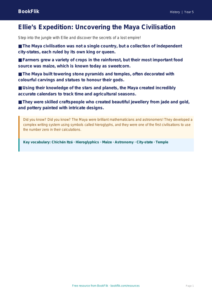 Free Maya Civilisation Poster | Year 5 Core | BookFlik