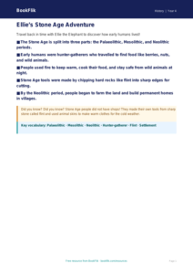 Free Stone Age Poster | Year 4 Supported | BookFlik