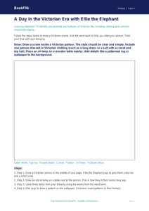 Free Victorians Drawing Sheet | Year 4 Supported | BookFlik