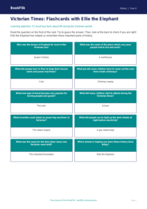 Free Victorians Flashcards | Year 4 Supported | BookFlik