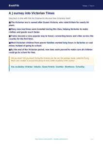 Free Victorians Poster | Year 4 Supported | BookFlik