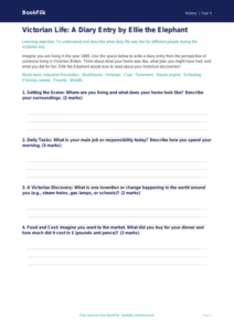 Free Victorians Template | Year 5 Core | BookFlik