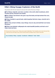 Free Vikings Poster | Year 4 Supported | BookFlik