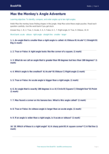 Free Angles Quiz | Year 4 Supported | BookFlik