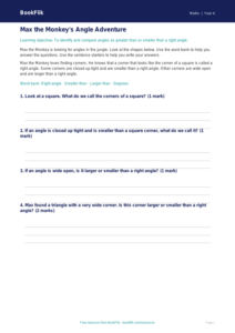 Free Angles Track Sheet | Year 4 Supported | BookFlik