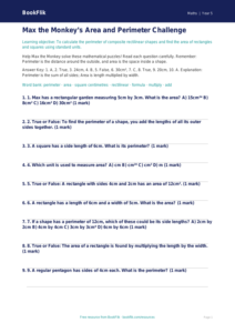 Free Area And Perimeter Quiz | Year 5 Core | BookFlik
