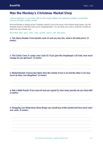 Free Christmas Maths Template | EYFS Core | BookFlik
