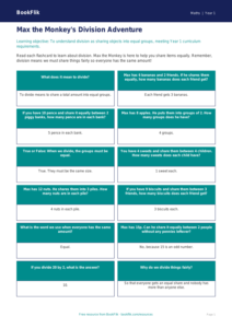 Free Division Flashcards | Year 1 Core | BookFlik