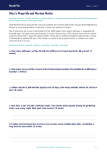 Free Long Division Track Sheet | Year 5 Core | BookFlik