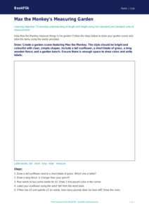 Free Measurement Drawing Sheet | EYFS Core | BookFlik