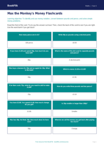 Free Money Flashcards | Year 4 Supported | BookFlik