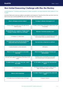 Free Non Verbal Reasoning Flashcards | Year 5 Core | BookFlik