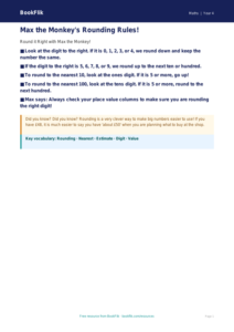 Free Rounding Poster | Year 4 Supported | BookFlik