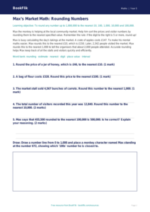 Free Rounding Track Sheet | Year 5 Core | BookFlik