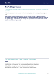Free Shape Drawing Sheet | Year 4 Supported | BookFlik