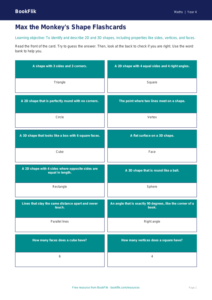 Free Shape Flashcards | Year 4 Supported | BookFlik