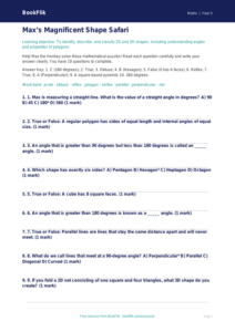 Free Shape Quiz | Year 5 Core | BookFlik