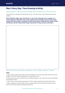 Free Time Drawing Sheet | Year 4 Supported | BookFlik