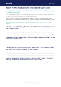 Free Volume Assessment | Year 5 Core | BookFlik