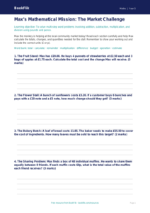 Free Word Problems Template | Year 5 Core | BookFlik