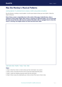 Free Composition Drawing Sheet | Year 4 Supported | BookFlik