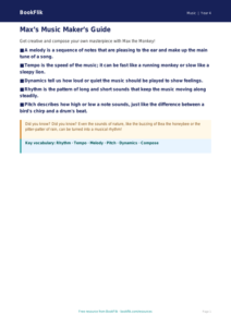 Free Composition Poster | Year 4 Supported | BookFlik