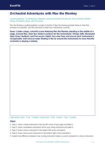 Free Instruments Drawing Sheet | Year 5 Core | BookFlik