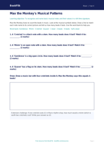 Free Notation Activity Sheet | Year 4 Supported | BookFlik