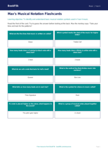 Free Notation Flashcards | Year 4 Supported | BookFlik