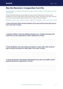 Free Notation Template | Year 5 Core | BookFlik