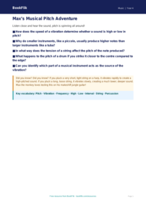 Free Pitch Poster | Year 4 Greater Depth | BookFlik