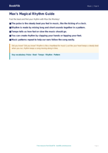 Free Rhythm Poster | Year 4 Supported | BookFlik