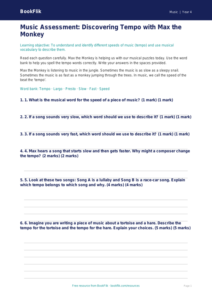 Free Tempo Assessment | Year 4 Supported | BookFlik