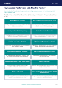 Free Gymnastics Flashcards | Year 5 Core | BookFlik