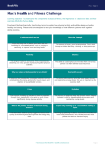 Free Health And Fitness Flashcards | Year 4 Greater Depth | BookFlik