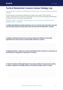Free Invasion Games Template | Year 4 Greater Depth | BookFlik