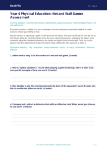 Free Net And Wall Games Assessment | Year 4 Greater Depth | BookFlik
